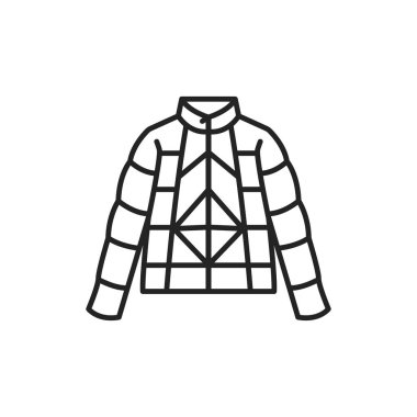 Ceket rengi çizgisi simgesi. Web sayfası, mobil uygulama, tanıtım için resim grafiği.