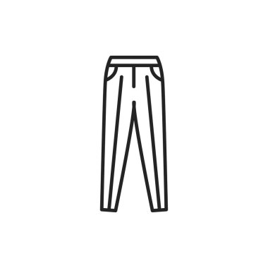 Klasik pantolon rengi ikonu. Web sayfası, mobil uygulama, tanıtım için resim grafiği.