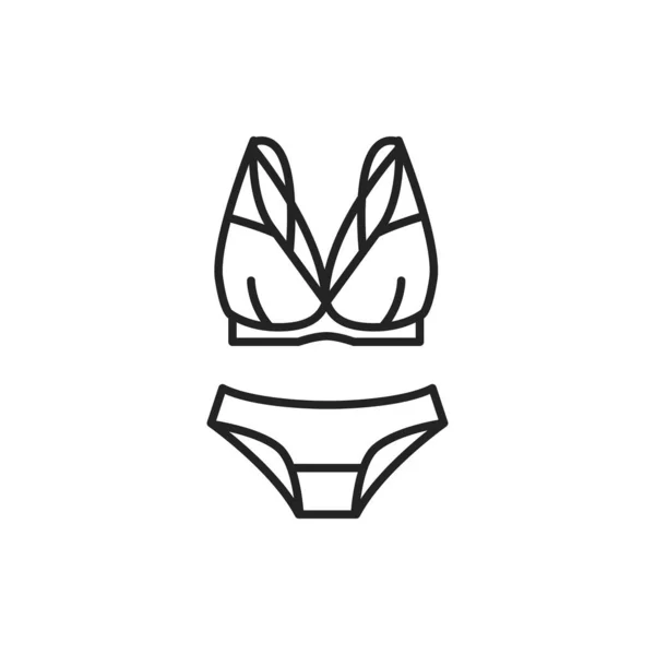 Underwear color line icon. Pictogram for web page, mobile app, promo. — Stock Vector