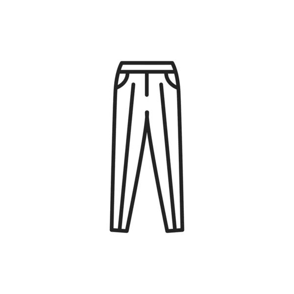 Klassisches Hosen Farbe Linie Symbol. Piktogramm für Webseite, mobile App, Promo. — Stockvektor