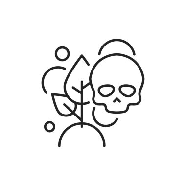 Böcek kontrol renk çizgisi simgesi. Web sayfası, mobil uygulama, tanıtım için resim grafiği.