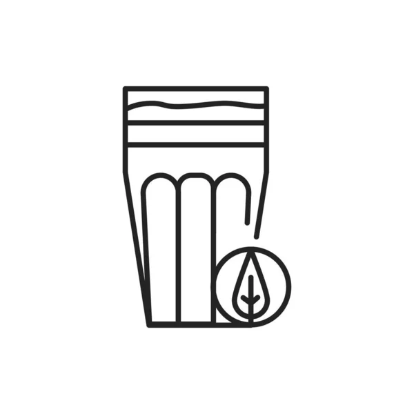 Matcha Latte Χρώμα Γραμμή Εικονίδιο Εικονόγραμμα Για Ιστοσελίδα Mobile App — Διανυσματικό Αρχείο