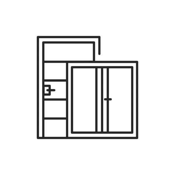 아이콘 페이지를 Pictogram 모바일 뇌졸중 — 스톡 벡터