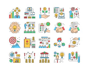 Kitle fonlama renk çizgisi simgesi. Web sayfasını imzala, uygulama. UI UX GUI tasarım elemanı. Düzenlenebilir vuruş