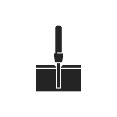 Biyopsi siyah kabartma ikonu. Tıbbi ve bilimsel kavram. Laboratuvar teşhisi. İnternet için piktogram, mobil uygulama, tanıtım. UI UX tasarım ögesi.