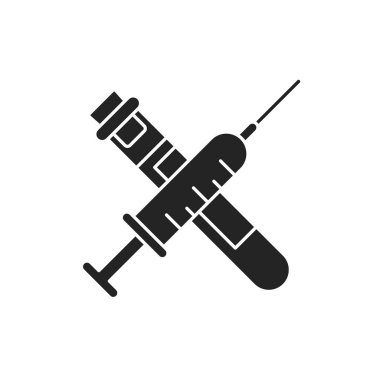 Genel kan analizi siyah simge. Tıbbi ve bilimsel kavram. Laboratuvar teşhisi. İnternet için piktogram, mobil uygulama, tanıtım. UI UX tasarım ögesi