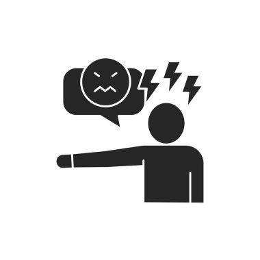 Nefret çizgisi renk simgesi. Web sayfası, mobil uygulama, düğme, logo için imzala