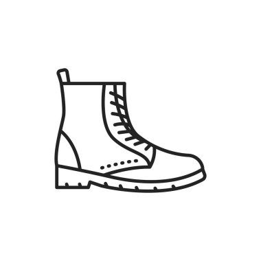 Sonbahar çizme renk çizgisi simgesi. Web sayfası için piktogram, mobil uygulama, tanıtım. UI UX GUI tasarım elemanı. Düzenlenebilir vuruş.