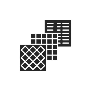 Döşeme rengi simgesi. Web sayfası için piktogram, mobil uygulama, tanıtım. Düzenlenebilir vuruş.