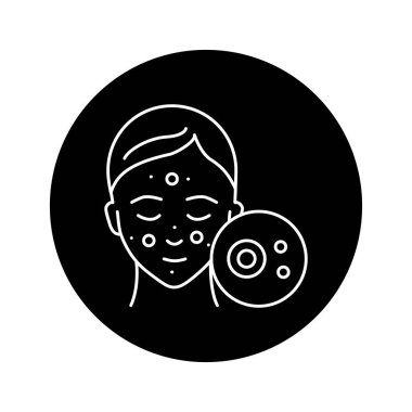 Mekanik yüz temizleme renk çizgisi simgesi. Cilt bakımı. SPA, kozmetik prosedürleri. Web sayfası için piktogram, mobil uygulama, tanıtım. UI UX GUI tasarım elemanı. Düzenlenebilir vuruş.