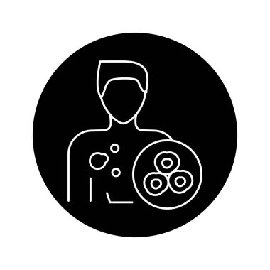 Mekanik yüz temizleme renk çizgisi simgesi. Cilt bakımı. SPA, kozmetik prosedürleri. Web sayfası için piktogram, mobil uygulama, tanıtım. UI UX GUI tasarım elemanı. Düzenlenebilir vuruş.