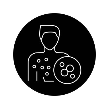 Mekanik yüz temizleme renk çizgisi simgesi. Cilt bakımı. SPA, kozmetik prosedürleri. Web sayfası için piktogram, mobil uygulama, tanıtım. UI UX GUI tasarım elemanı. Düzenlenebilir vuruş.