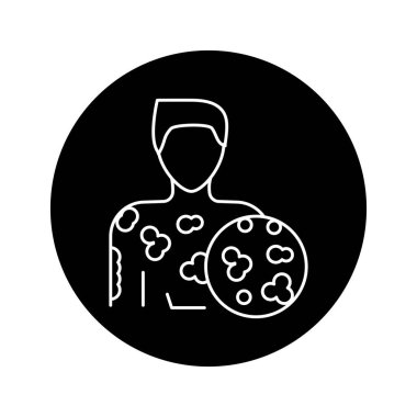 Mekanik yüz temizleme renk çizgisi simgesi. Cilt bakımı. SPA, kozmetik prosedürleri. Web sayfası için piktogram, mobil uygulama, tanıtım. UI UX GUI tasarım elemanı. Düzenlenebilir vuruş.