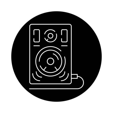 Sütun rengi simgesi. Yayıncılık. Web sayfası, mobil uygulama, düğme, logo için imza. Düzenlenebilir vuruş.