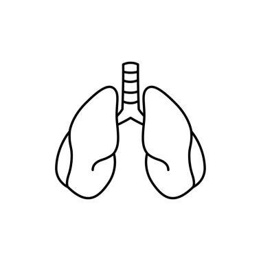 İnsan organları renk çizgisi simgesi. Web sayfası için piktogram, mobil uygulama, tanıtım. UI UX GUI tasarım elemanı. Düzenlenebilir vuruş.