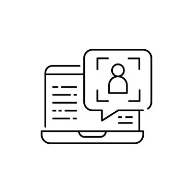 Müşteri renk çizgisi simgesi istiyor. Web sayfası için piktogram, mobil uygulama, tanıtım. UI UX GUI tasarım elemanı. Düzenlenebilir vuruş.