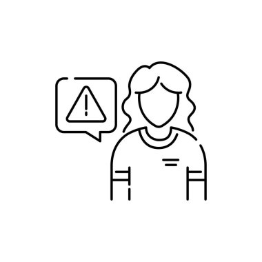 Renk çizgisi simgesini tanımla. Web sayfası için piktogram, mobil uygulama, tanıtım. UI UX GUI tasarım elemanı. Düzenlenebilir vuruş.