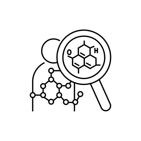 生化学カラーラインアイコン ウェブページ モバイルアプリ プロモーションのためのPictogram Guiデザイン要素 編集可能なストローク — ストックベクタ