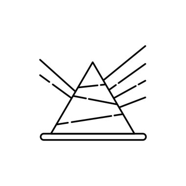 Akustik renk çizgisi simgesi. Web sayfası için piktogram, mobil uygulama, tanıtım. UI UX GUI tasarım elemanı. Düzenlenebilir vuruş.