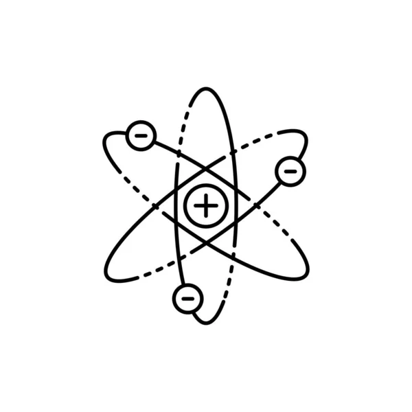 Иконка Цвета Атома Пиктограмма Веб Страницы Мобильного Приложения Промо Gui — стоковый вектор