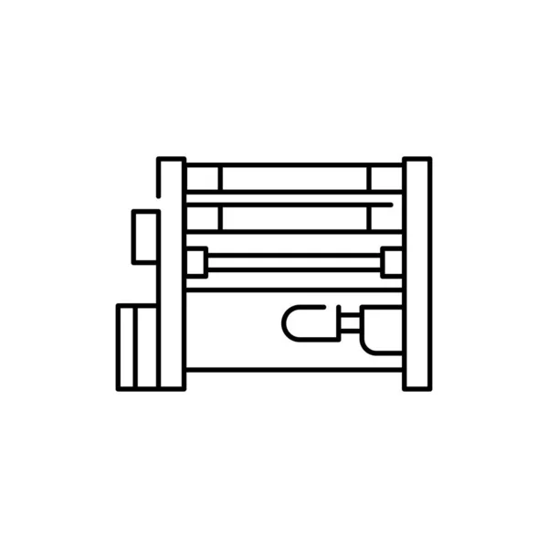 Arenado Icono Línea Color Pictograma Para Página Web Aplicación Móvil — Archivo Imágenes Vectoriales