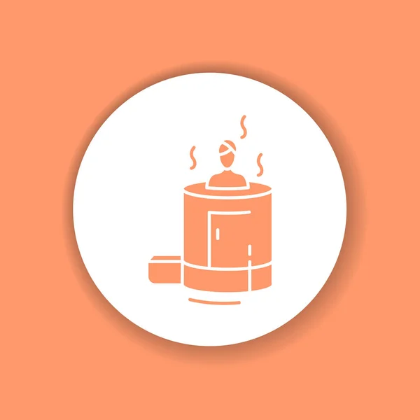 Cedar Barrel Farbe Glyph Symbol Piktogramm Für Webseite Mobile App — Stockvektor