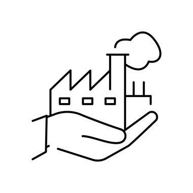 Sanayi, yenilik ve altyapı renk ikonu. Kurumsal sosyal sorumluluk. Sürdürülebilir Kalkınma Hedefleri. SDG renk işareti. Reklam için piktogram, web. UI UX tasarım ögesi.