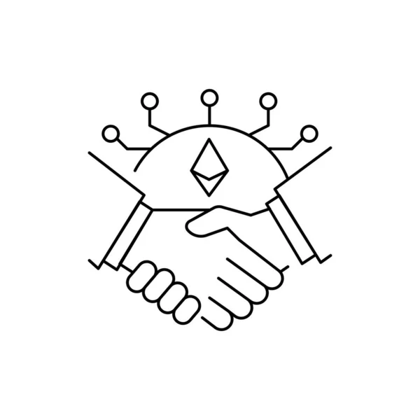 Ikona Znaku Transakcji Olor Line Piktogram Stronę Internetową Aplikacja Mobilna — Wektor stockowy