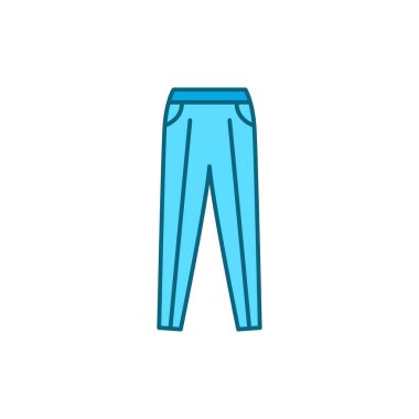 Klasik pantolon rengi ikonu. Web sayfası, mobil uygulama, tanıtım için resim grafiği.