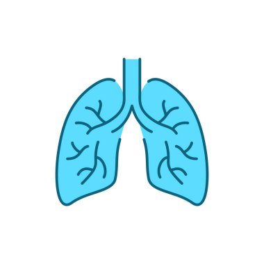 İnsan organları renk çizgisi simgesi. Web sayfası, mobil uygulama, düğme, logo için imza. Düzenlenebilir vuruş.