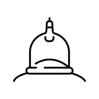 Dijital ve baskı projeleri için masaj kupası siyah çizgi simgesi. Uygulamalar ve web siteleri için en az temiz simgeler. UI UX ve markalaşma için modern basit simgeler