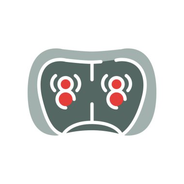 Dijital ve yazdırma projeleri için masaj yastığı rengi simgesi. Uygulamalar ve web siteleri için en az temiz simgeler. UI UX ve markalaşma için modern basit simgeler