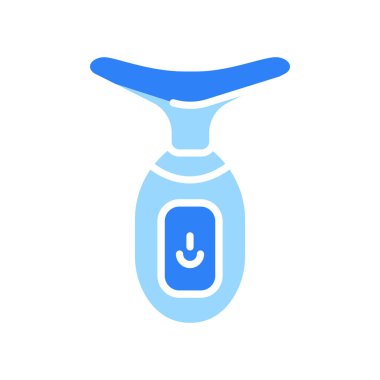 Dijital ve yazdırma projeleri için ultrasonik yüz masajı renkli düz simge. Uygulamalar ve web siteleri için en az temiz simgeler. UI UX ve markalaşma için modern basit simgeler