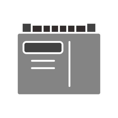 pil siyah çizgi simgesi. Vektör izole eleman. Düzenlenebilir vuruş