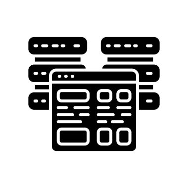 Kendini ağırlayan siyah çizgi simgesi. Vektör izole eleman. Düzenlenebilir vuruş