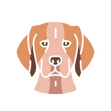 Dijital ve baskı projeleri için beagle siyah çizgi simgesi. Köpek cinsi. Uygulamalar ve web siteleri için en az temiz simgeler. UI UX ve markalaşma için modern basit simgeler