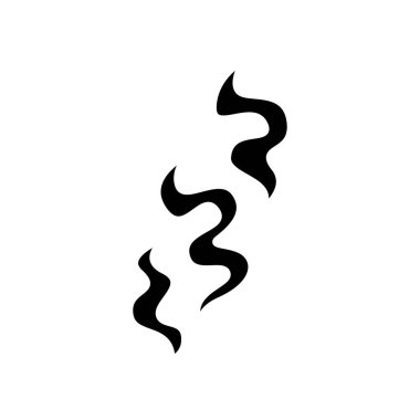 Siyah sembol kokusu alıyorum. Vektör izole eleman. Düzenlenebilir vuruş.