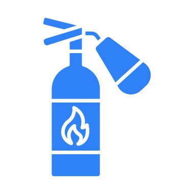 Firefighting foam color flat icon for digital and print projects. PFAS product. Minimal clean icons for apps and websites. Modern simple icons for UI UX and branding