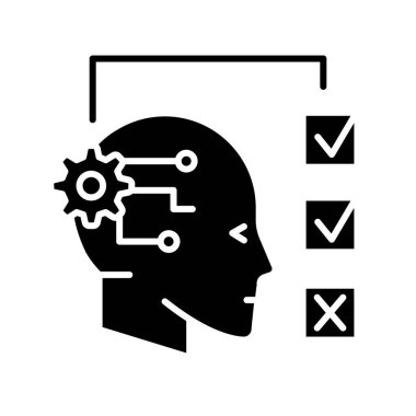 Dijital ve yazdırma projeleri için siyah düz simge öğreniliyor. Uygulamalar ve web siteleri için en az temiz simgeler. UI UX ve markalaşma için modern basit simgeler