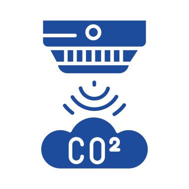 Dijital ve yazdırma projeleri için gaz sensörü siyah düz simge. Uygulamalar ve web siteleri için en az temiz simgeler. UI UX ve markalaşma için modern basit simgeler