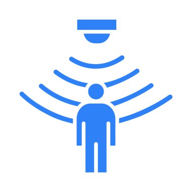 Dijital ve yazdırma projeleri için hareket sensörü renk düz simgesi. Uygulamalar ve web siteleri için en az temiz simgeler. UI UX ve markalaşma için modern basit simgeler