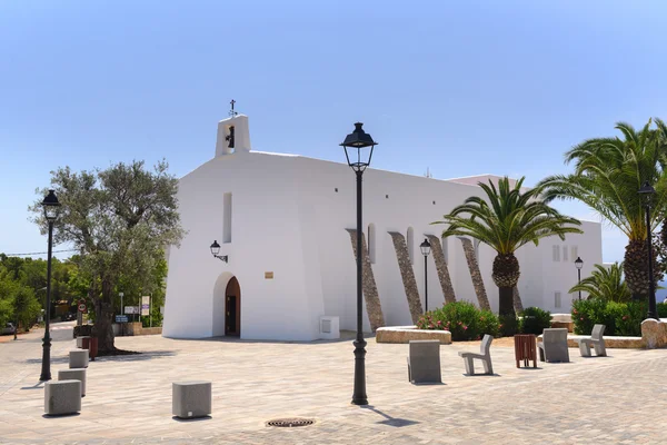 Kerk in ibiza — Stockfoto