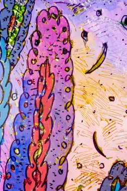 Uygulama renkli folyo, oryantal kadın, Arap kadın, fai