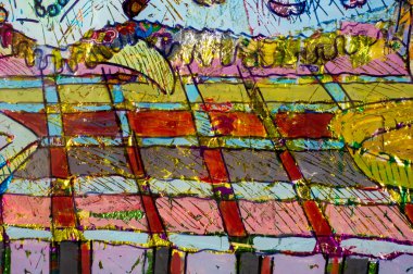 renkli folyo, oryantal kadın, Arap kadın, uygulama bir 