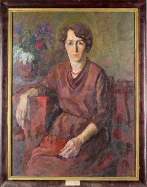 Etnografya, M.Sh. Khaziev. Sanatçı resim yağlarda boyalı. FEMA