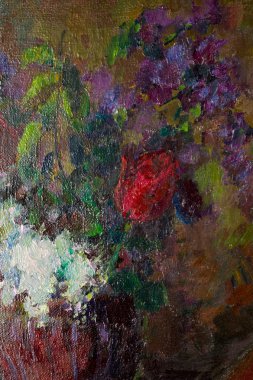 Etnografya, M.Sh. Khaziev. Sanatçı resim yağlarda boyalı. Geri