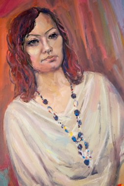 Etnografya, M.Sh. Khaziev. Sanatçı resim yağlarda boyalı. FEMA