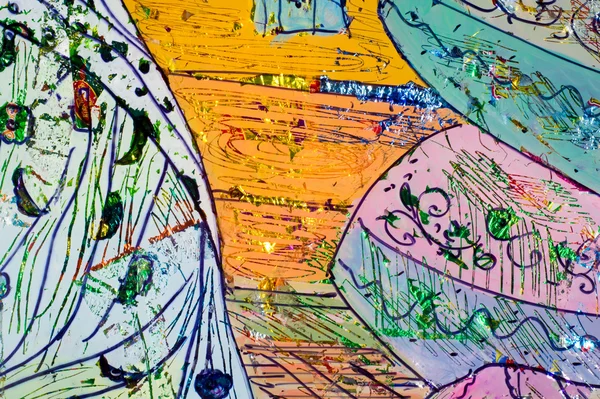 renkli folyo, oryantal kadın, Arap kadın, uygulama bir 