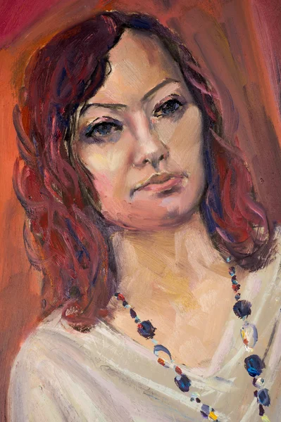 Etnografia, M.Sh. Khaziev. taiteilijan kuva maalattu öljyillä. fema — kuvapankkivalokuva
