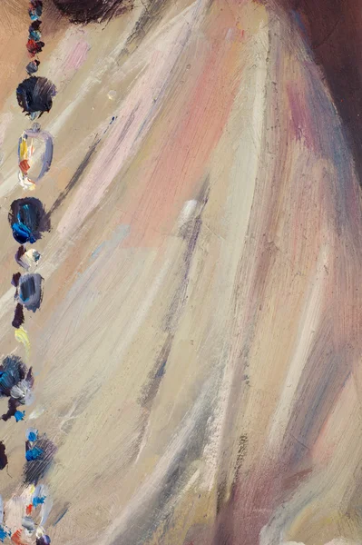 Етнографія, М.Ш. Хазєв. художня картина, намальована оліями. спина — стокове фото